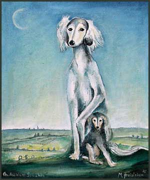 CH Assalam Sawahin, Gemälde von Manfred Freisleben, Copyright D.Hintzenberg-Freisleben